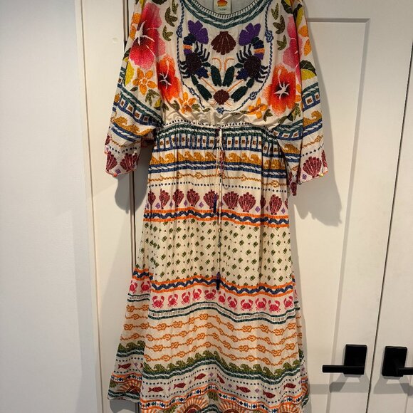 FARM RIO BEADED COLORFUL DRESS - Picture 2 of 12